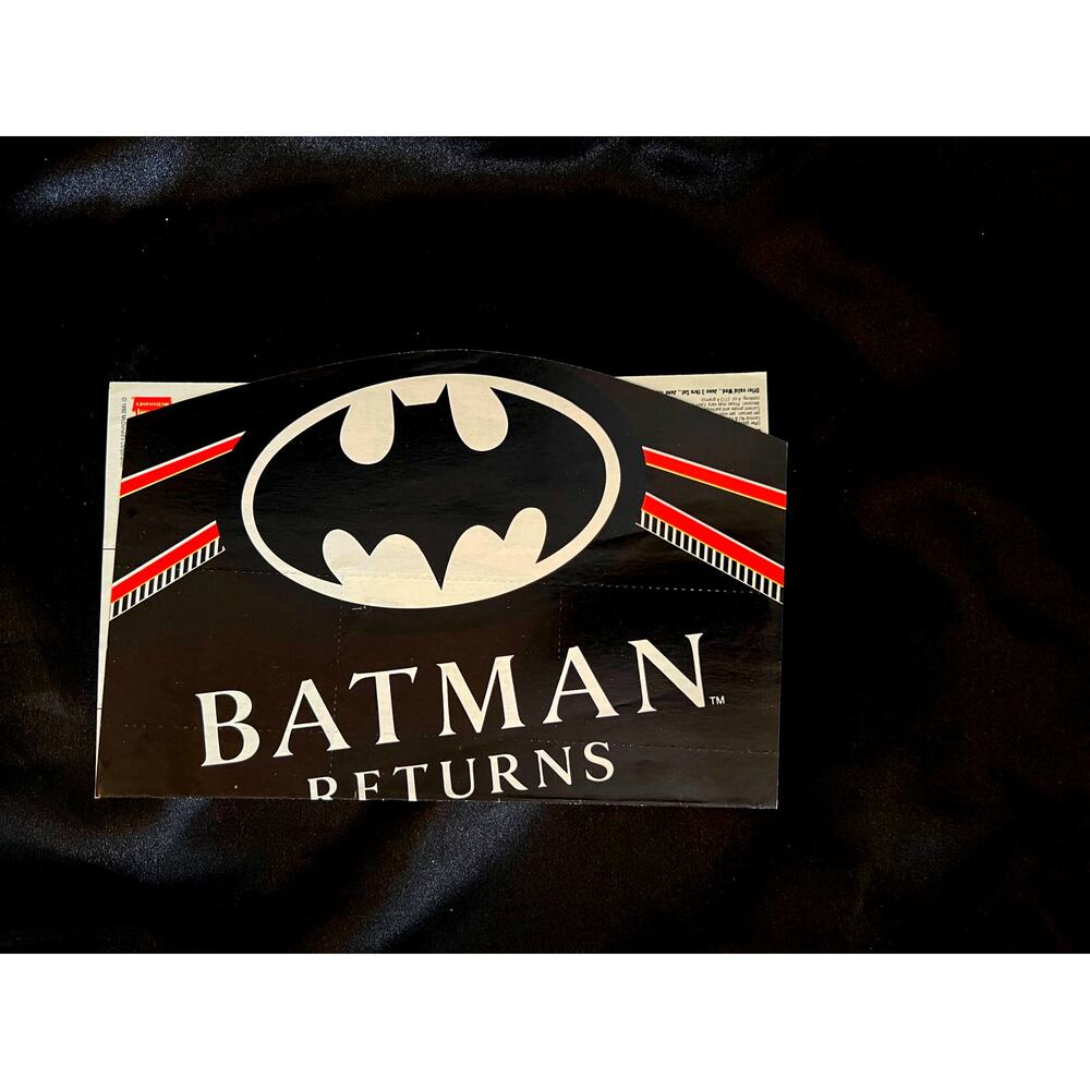 1992 SUPER UNIQUE VINTAGE "BATMAN RETURNS/McDONALD'S PROMO FLYER" - M